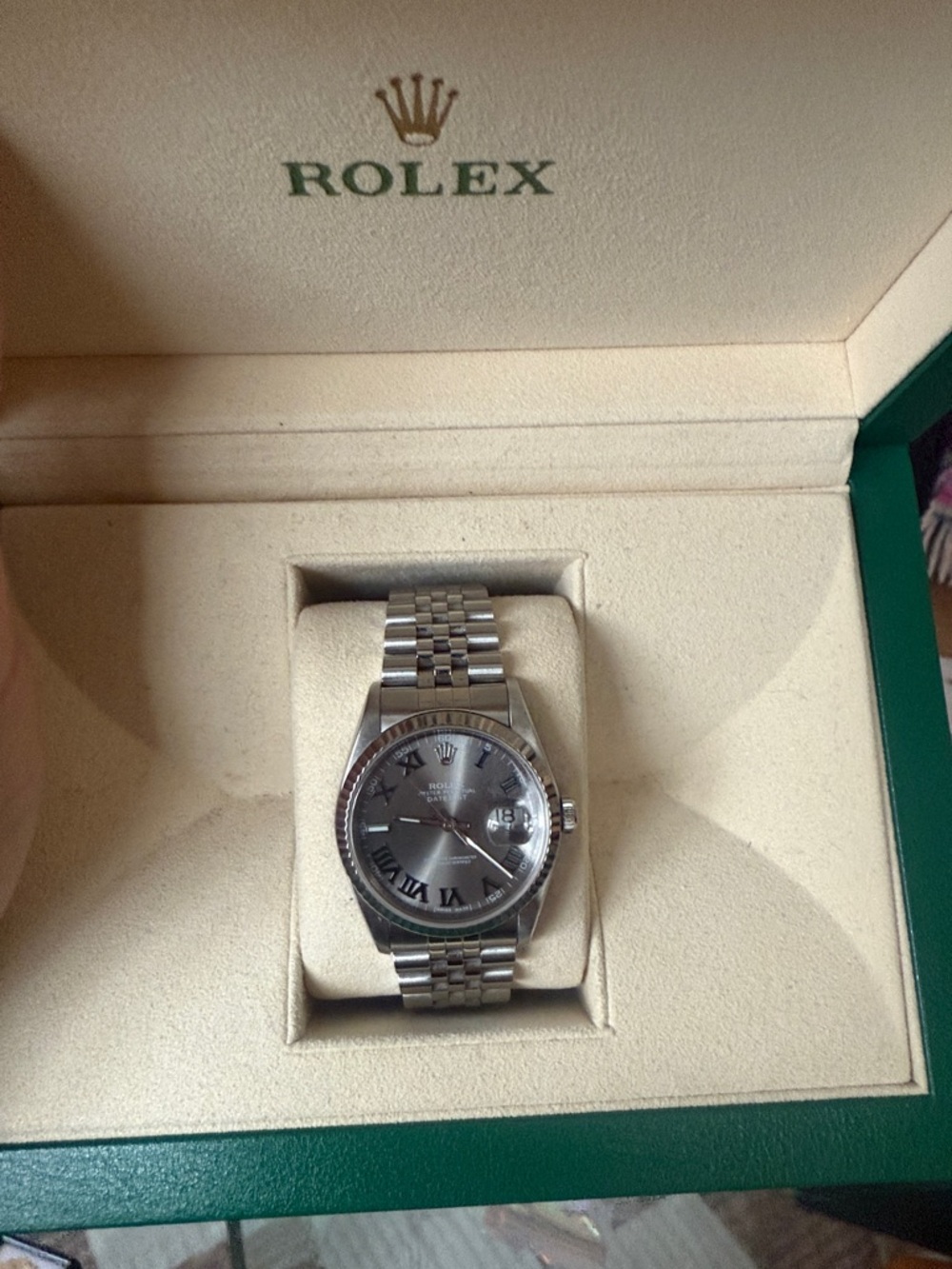 Rolex datejust 36 wimbolden dial